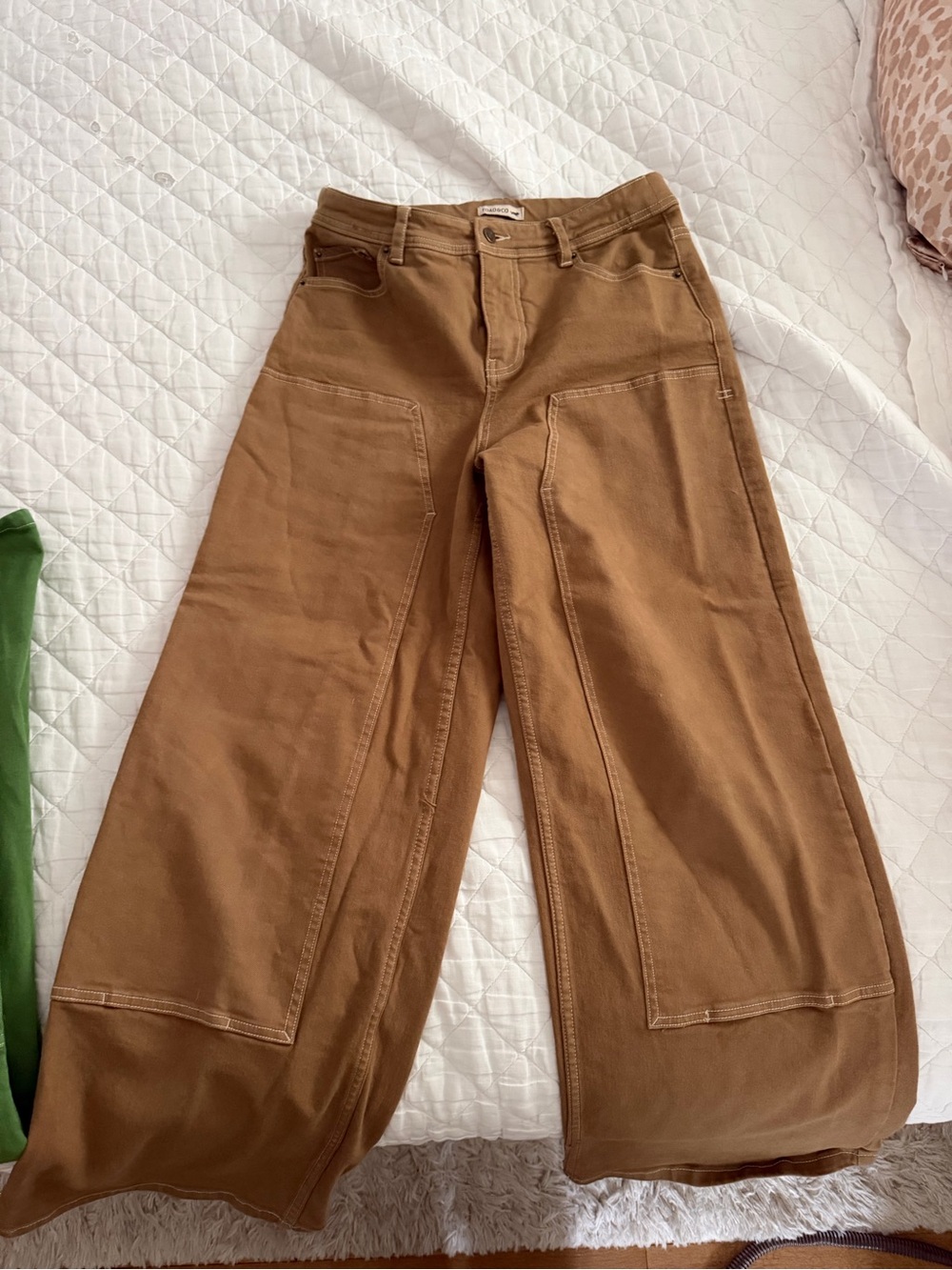 Toad&Co Utility Wide-Leg Pants in Caramel